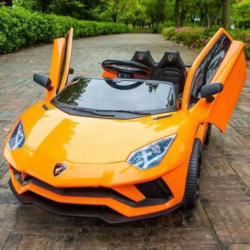 12V Kids' Car Lambo Electric Vehicle Remote Control Shaking Function Music Bluetooth