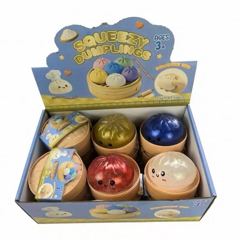 Dumpling Squishy stressrelief Toy