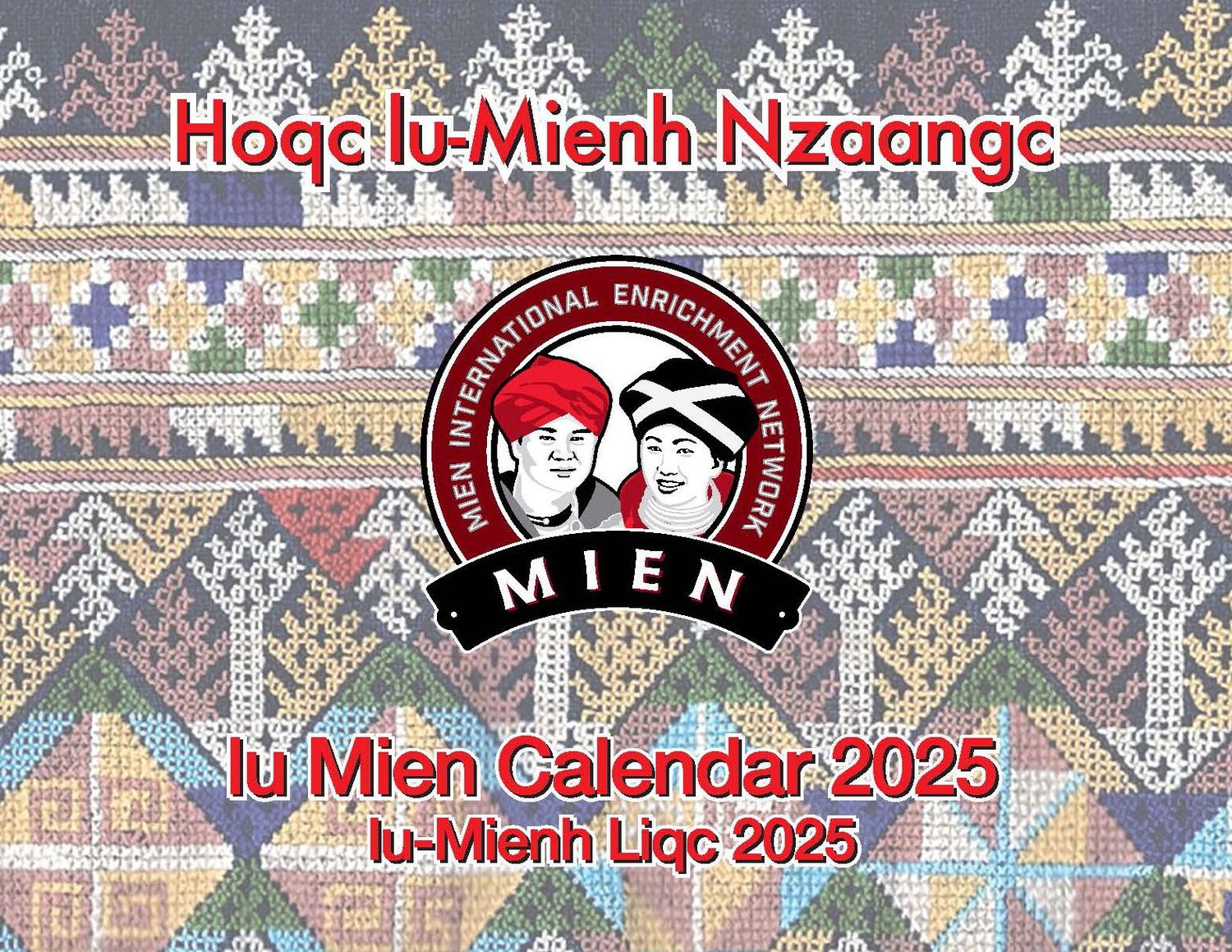 Hoqc Iu-Mienh Zaangc Nyei Liqc (Learn Iu-Mien Language Calendar)