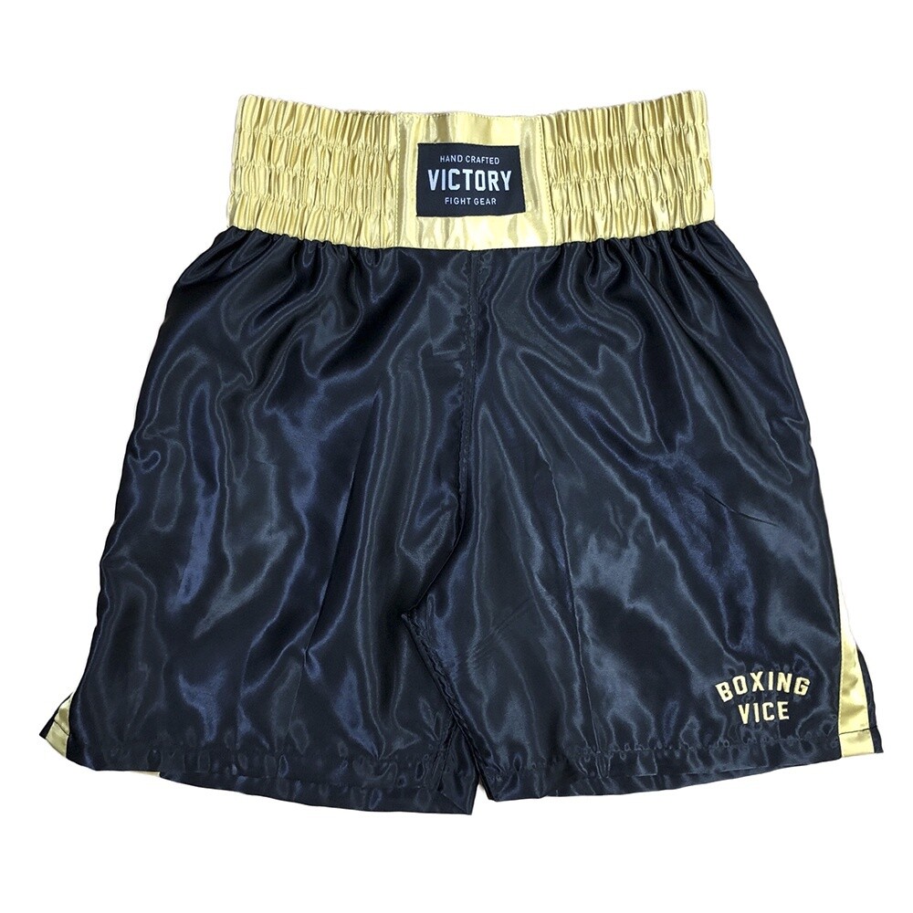 VICTORY BOXING SHORTS VICE SERIES BLACK/GOLD