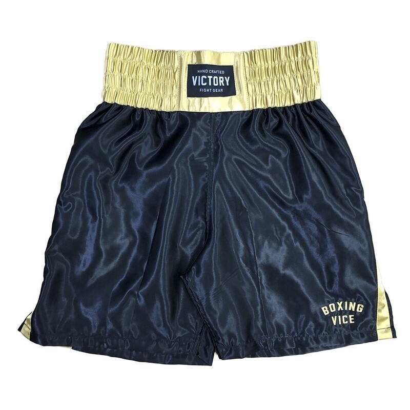 VICTORY BOXING SHORTS VICE SERIES BLACK/GOLD