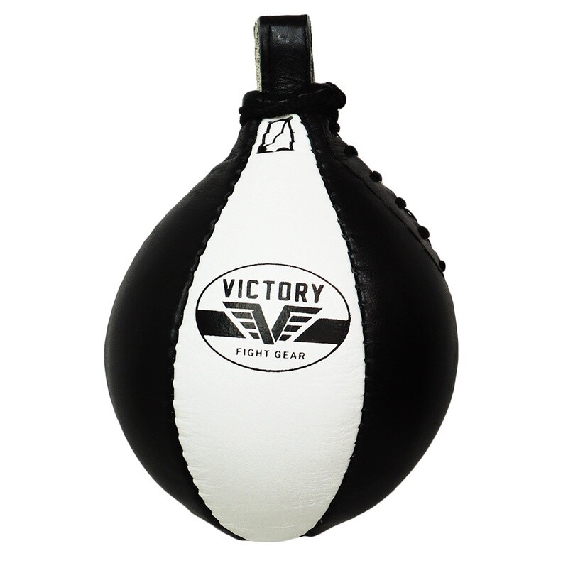 VICTORY SPEED BAG LEATHER 7 INCH BLACK / WHITE