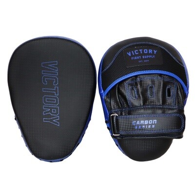 VICTORY FOCUS MITTS CURVED CARBON BLACK/BLUE $49.99