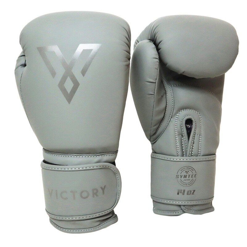 VICTORY GLOVES EDGE SYNTEC HOOK &amp; LOOP GREY