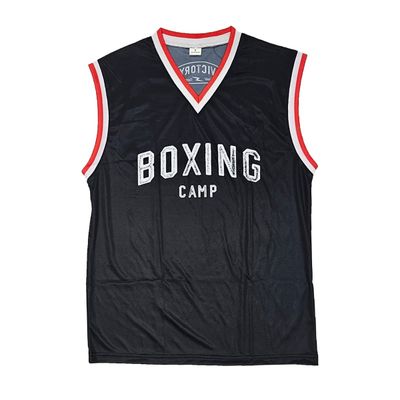 VICTORY TANK TOP TRAINING BOXING CAMP BLACK