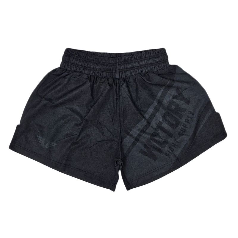 VICTORY FIGHT SHORTS HYBRID V2 IMPACT BLACK