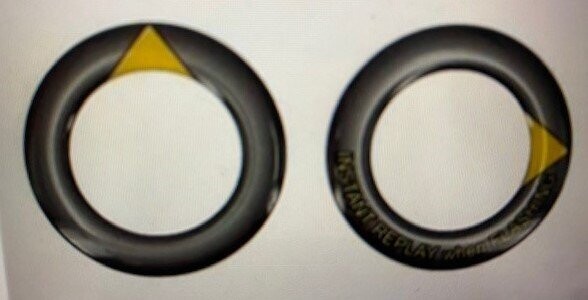 E Claw dome cover decal