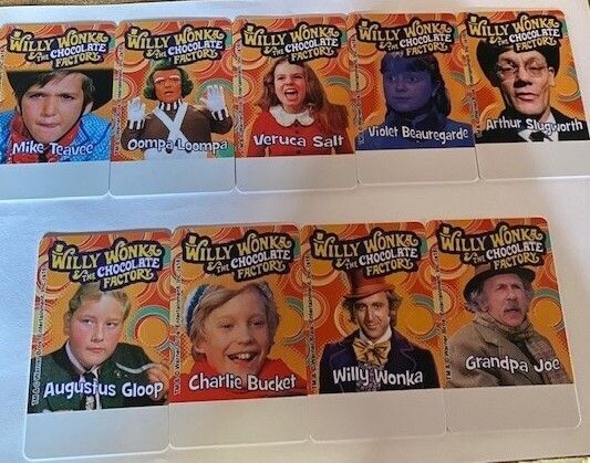 Willy Wonka card set