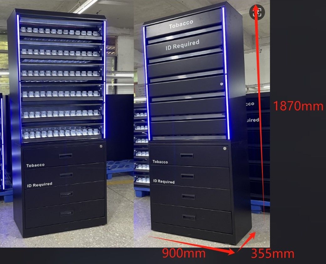 #8029 + #55263  מתקן לסיגריות + מגירות 600 חפיסות