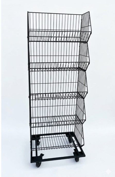 #2030 סלסלת תצוגה סטנד 5 תאים (60 סמ')