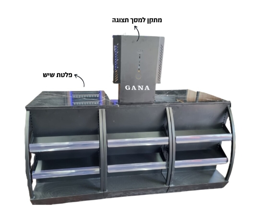 שולחן קופה בשילוב שיש