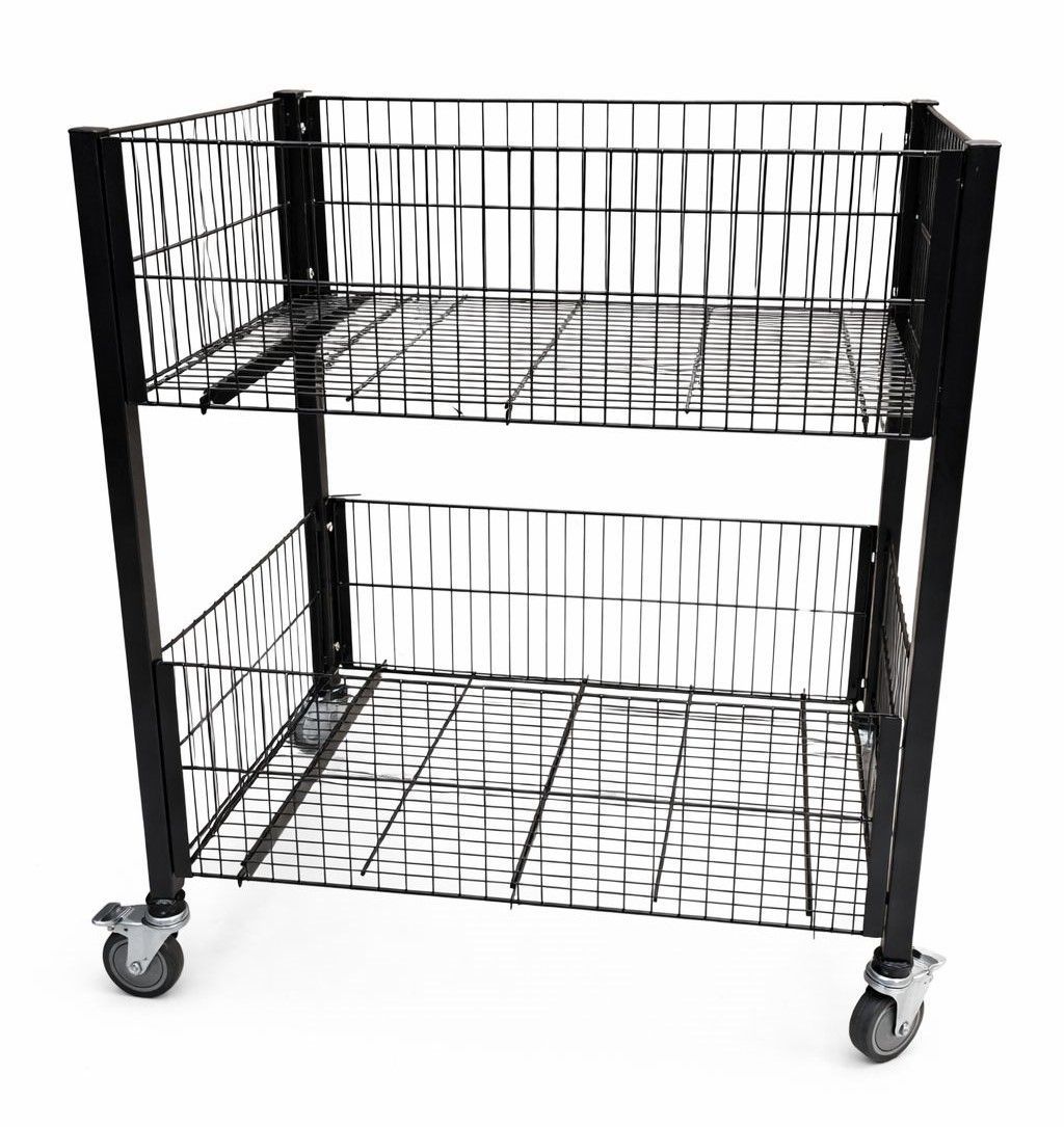 215771 סל תצוגה עם גלגלים (חבית כפול) 215771 סל תצוגה עם גלגלים (חבית כפול)