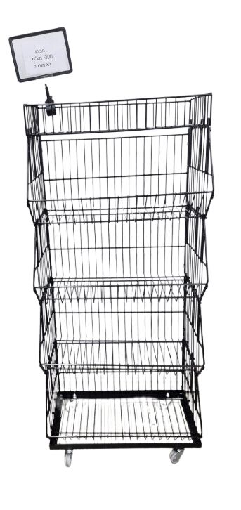 סלסלת תצוגה + גלגלים קטנים  עודפים