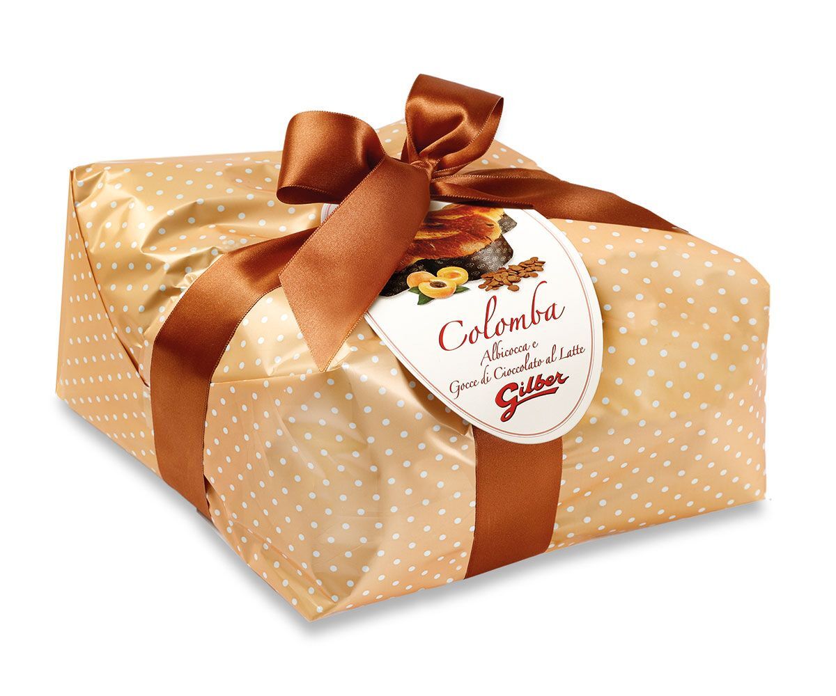 Colomba ALBICOCCA e GOCCE DI CIOCCOLATO AL LATTE