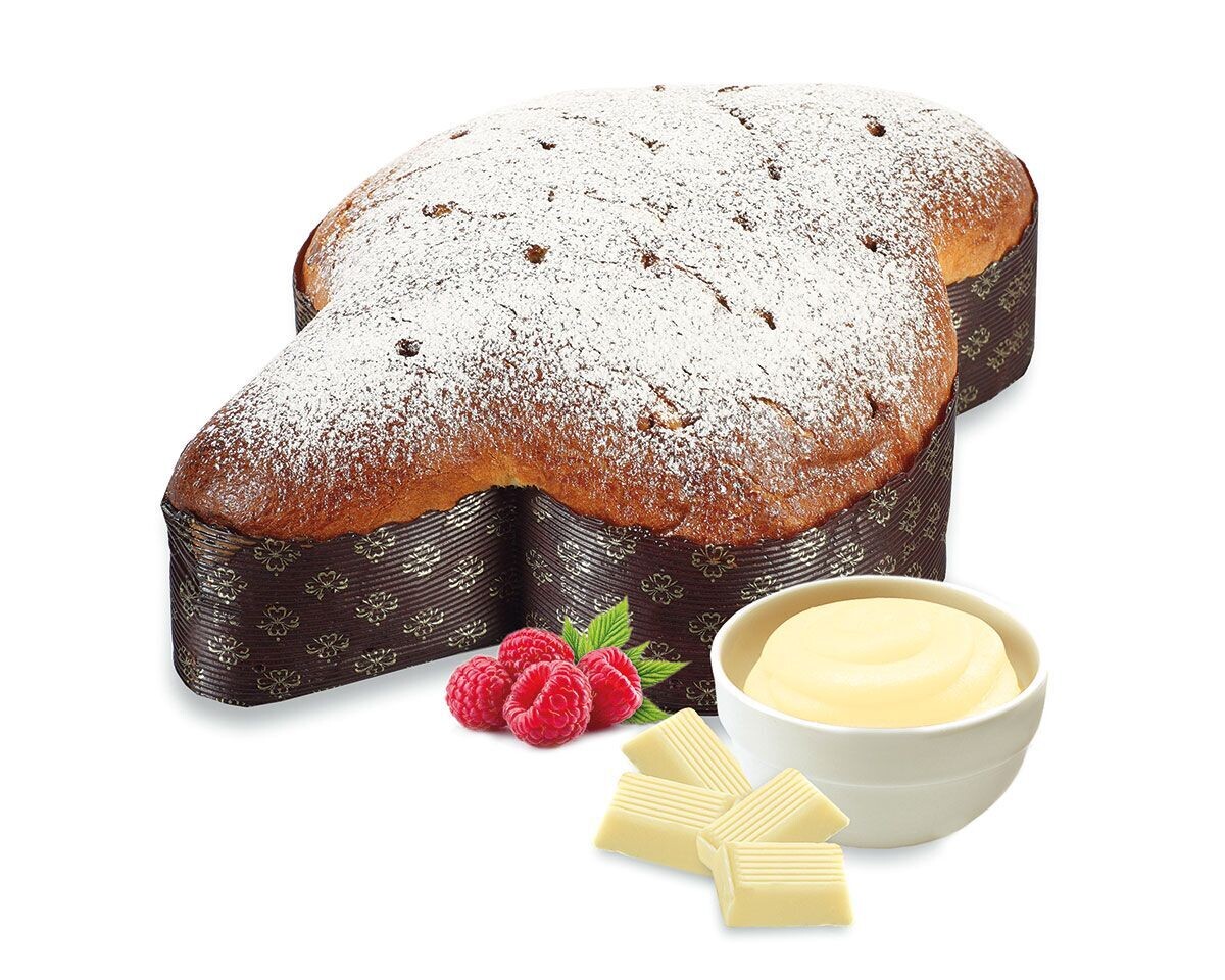 Colomba  CREMA CIOCCOLATO BIANCO E LAMPONI  1000g