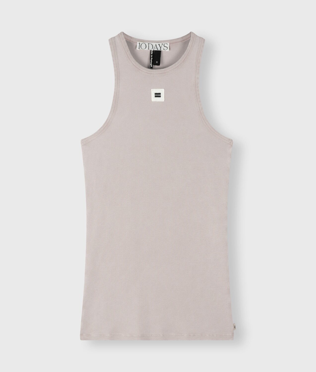 10 Days tank top rib taupe