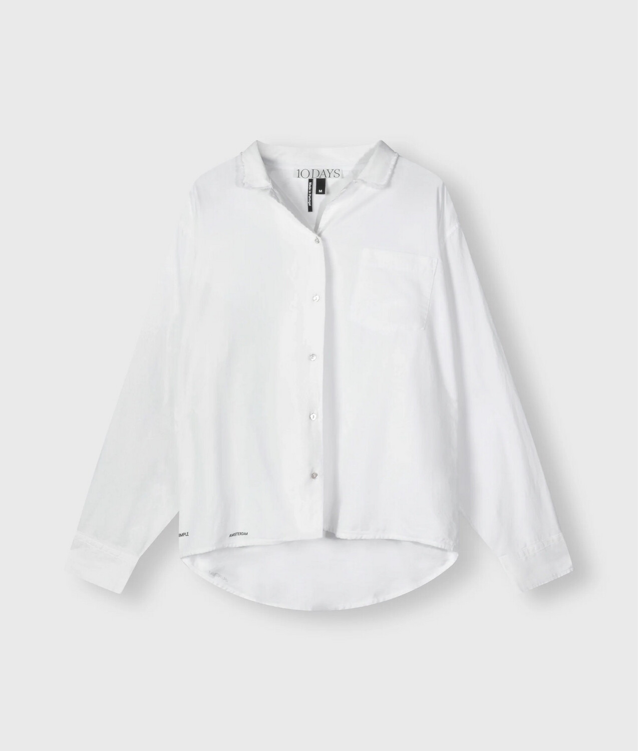 10 Days the pique shirt white, Größe: XS