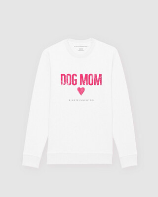 Sweater Dog Mum weiß/pinky 
