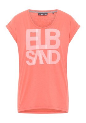 Elbsand Eldis T-Shirt hot coral