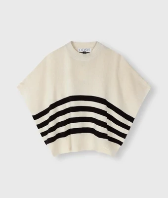 10 Days sleeveless Sweater knit stripes