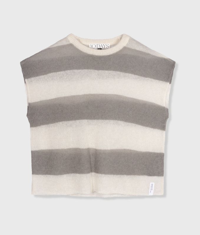 10Days knit top stripes