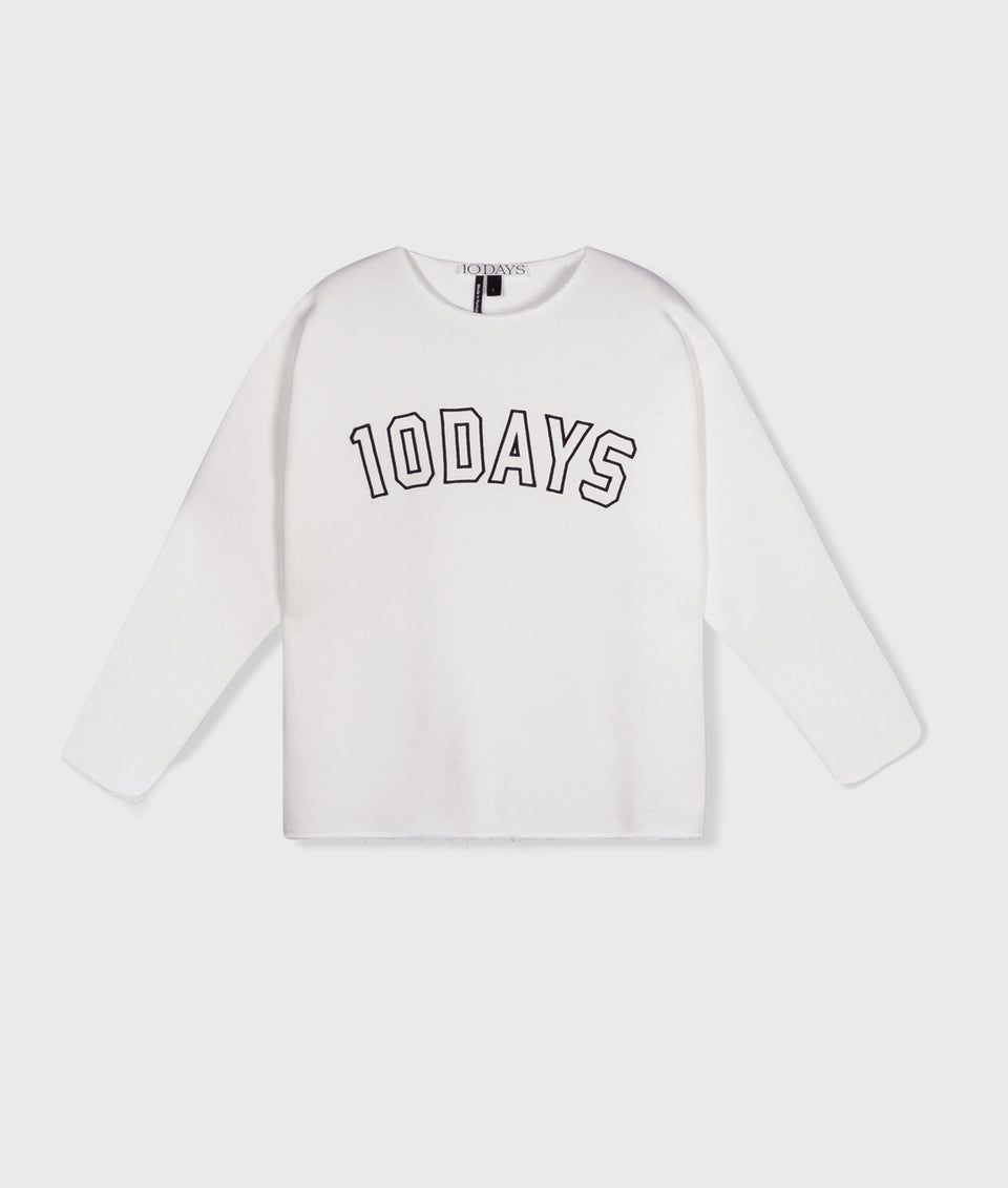 10Days raw Edge Statement Sweater