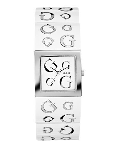 Reloj Guess correa de cer mica blanca mujer Logo
