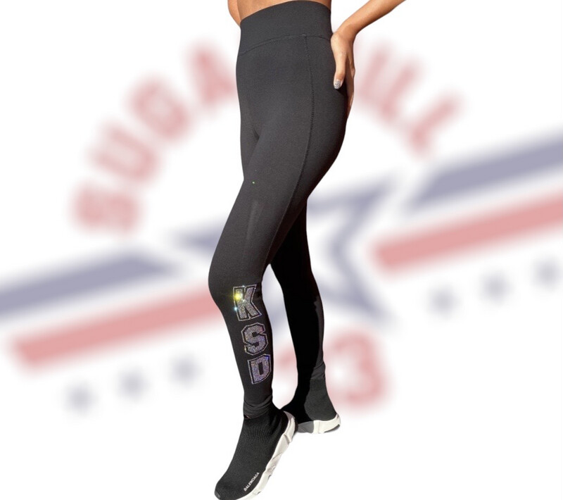KSD Diamanté Sports Leggings