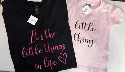 It's the Little Things T-Shirt Set