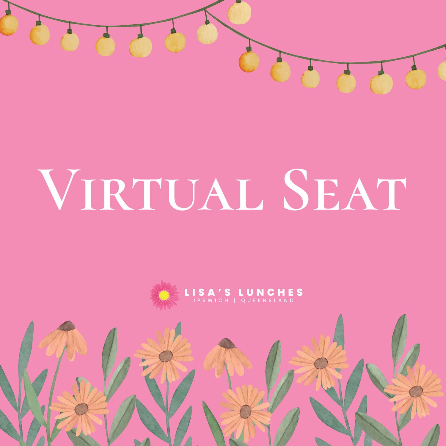 Afternoon Tea Party Virtual Seat