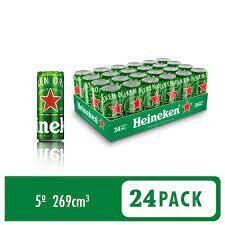 Cerveza heineken 330ml caja x 24 unidades