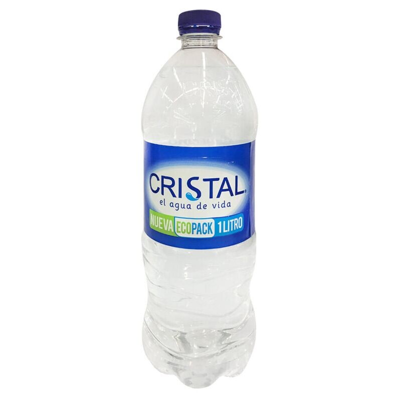 Agua cristal litro