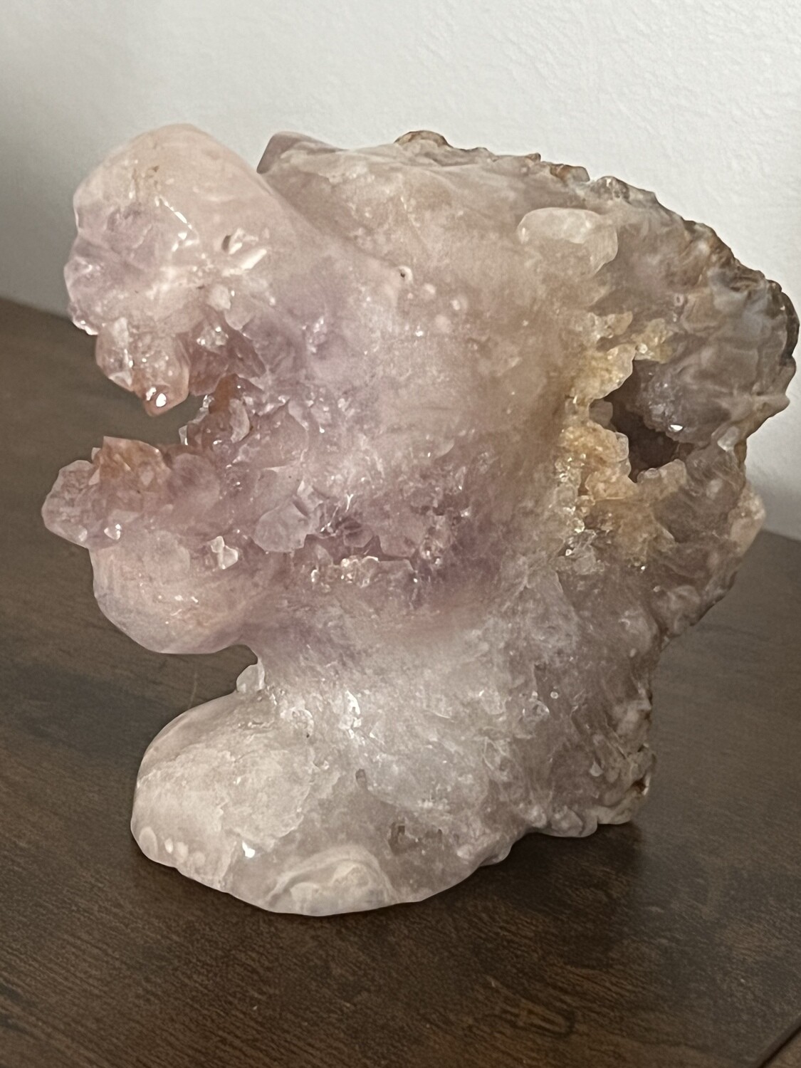 Pink Amythyst Druzy Lion