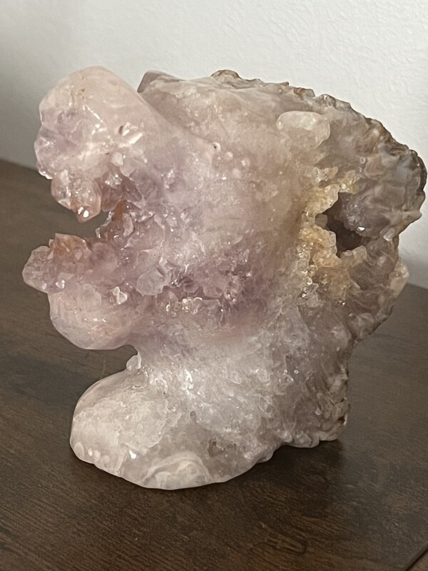 Pink Amythyst Druzy Lion