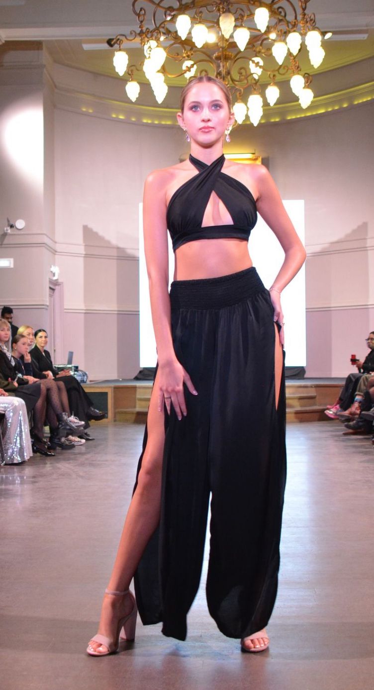 Sateen Viscose Cross Top