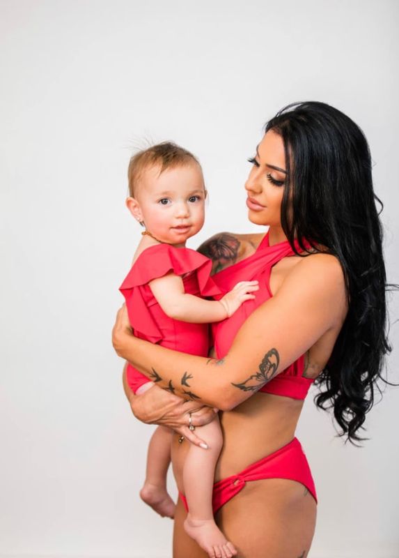 Red Hero Baby one piece