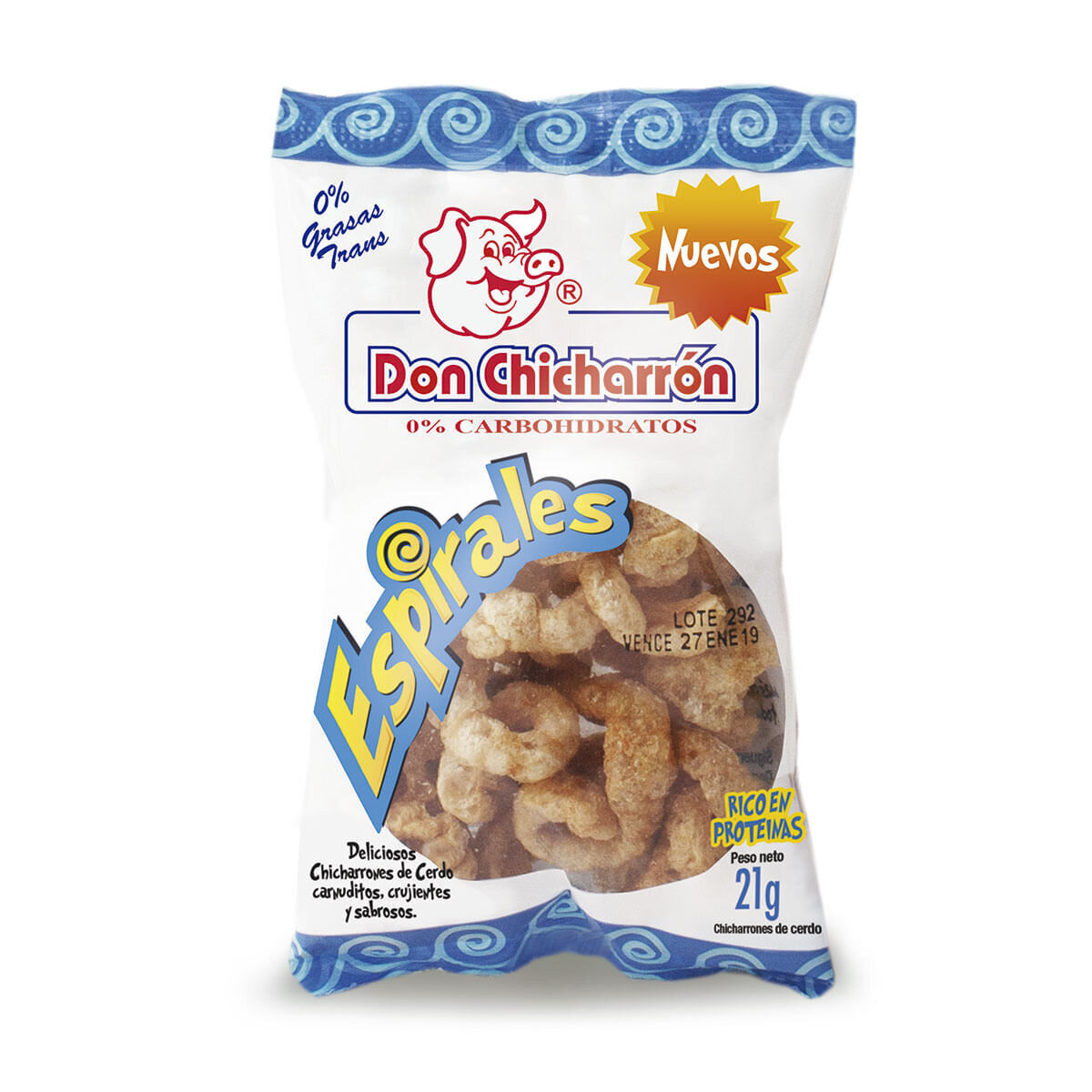 Don chicharron naturan espiral 21g