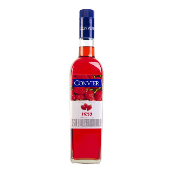 Convier licor de fresa