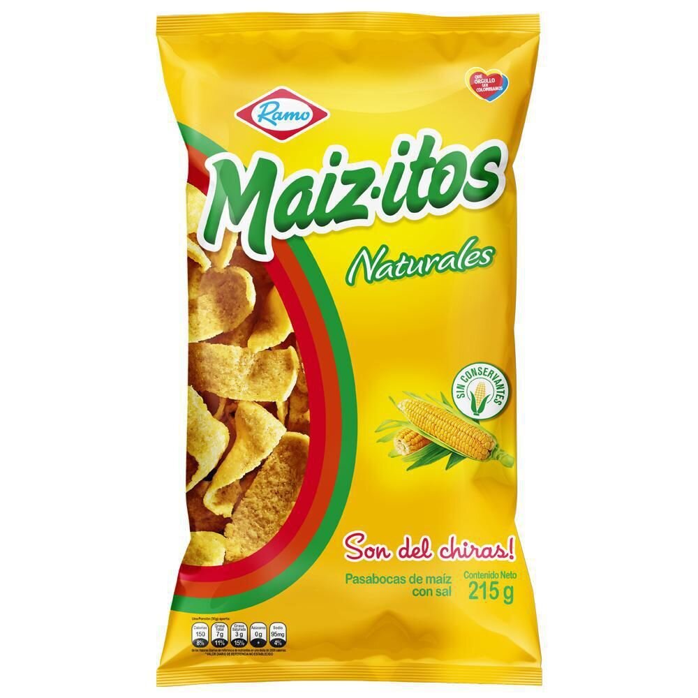 Maizitos naturales 215g