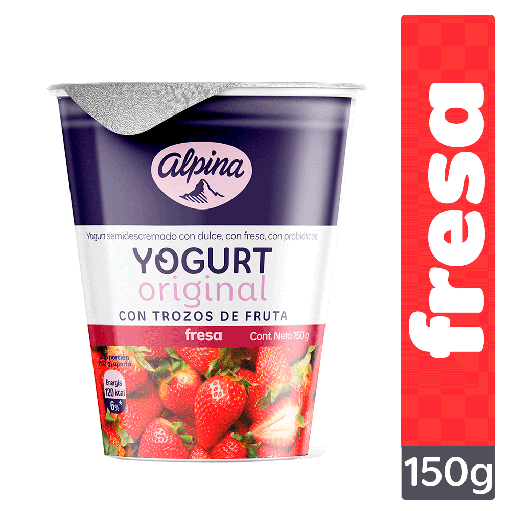 Yogurt alpina fresa 150g