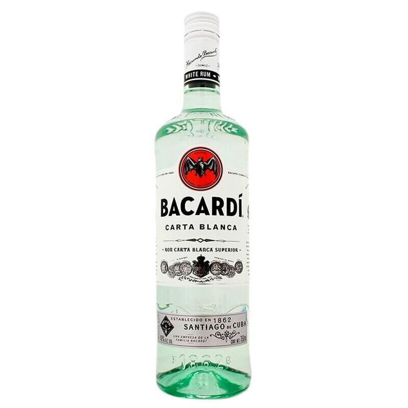 Bacardi carta blanca 750ml