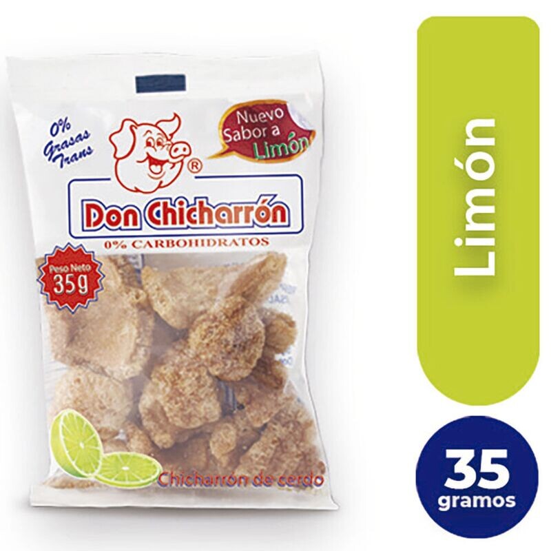 Don chicharron carnudiro limon 35g