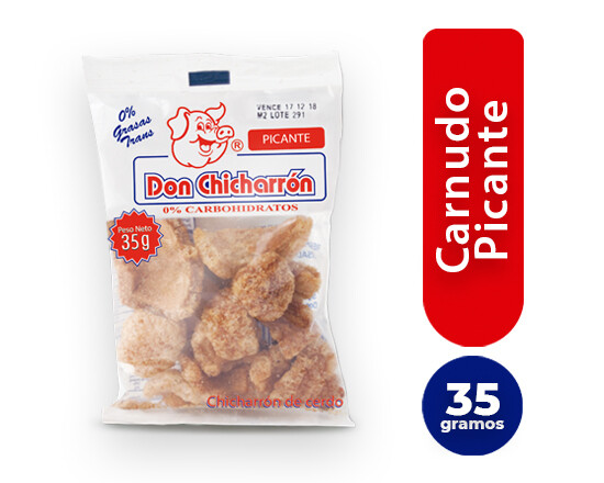 Don chicharron carnudito picante 35g