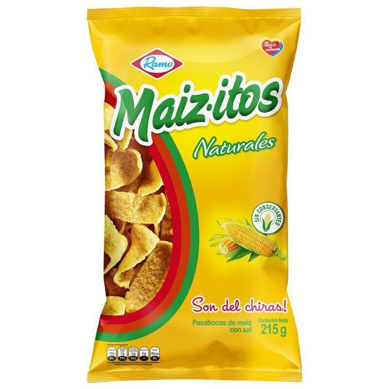 Maizitos naturales 215g
