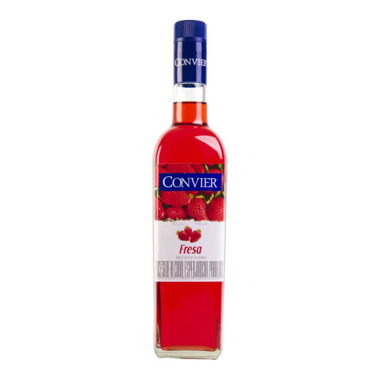 Convier licor de fresa