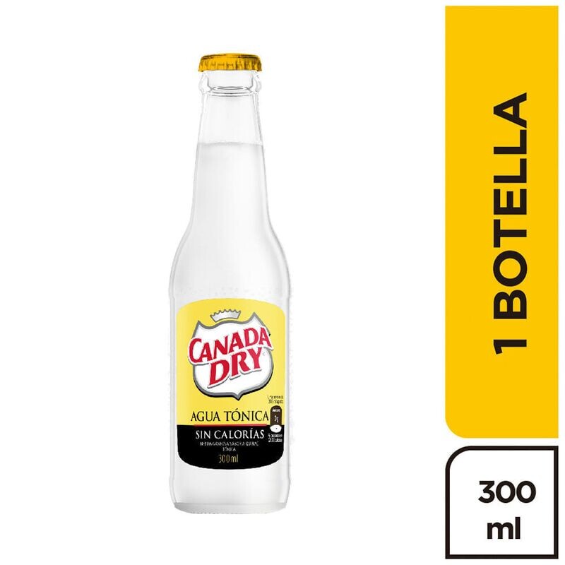Agua tonica canada dry