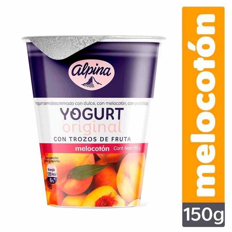 Yogurt alpina melocoton 150g
