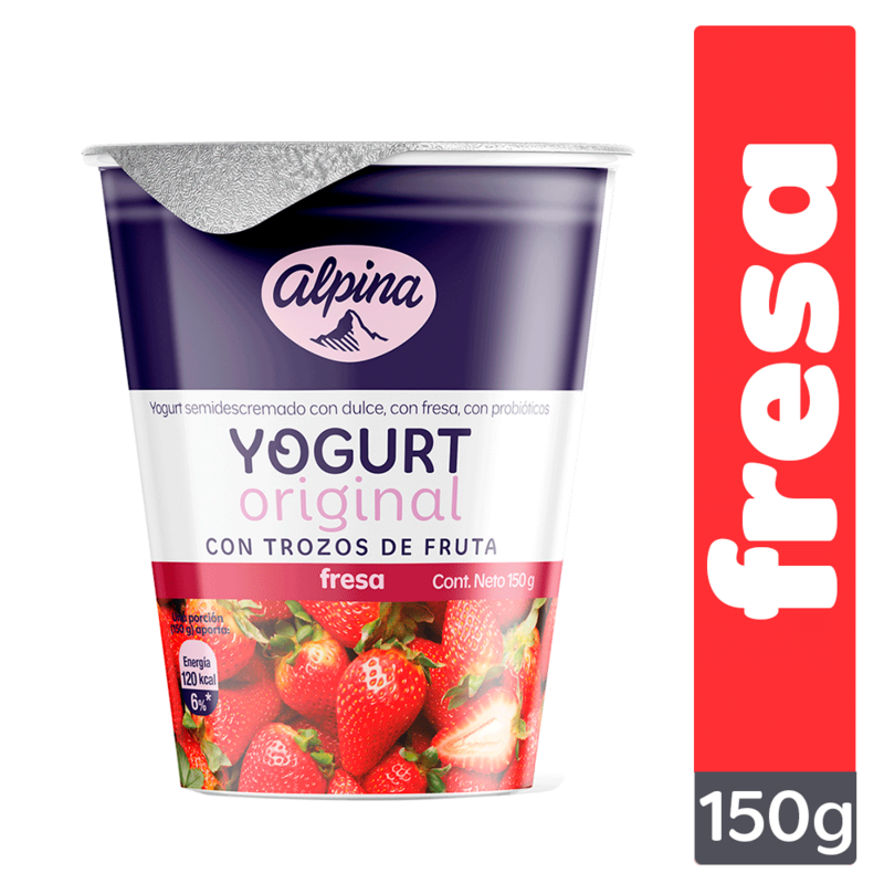 Yogurt alpina fresa 150g