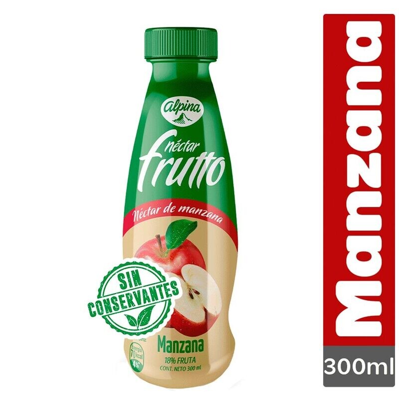 Frutto nectar manzana 300ml