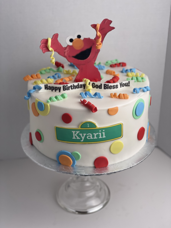 One Tier Celebration Cake